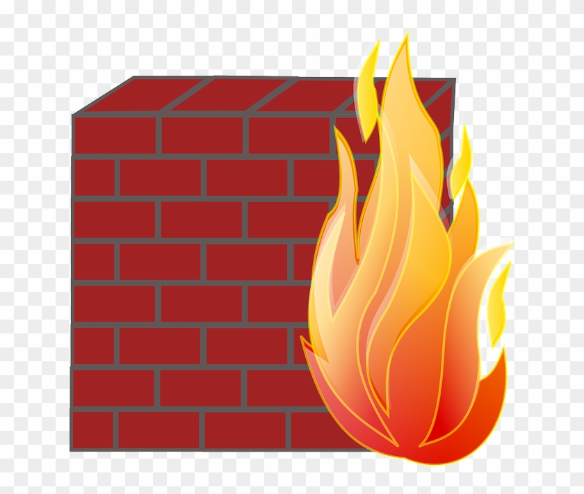 Internet, Network, Icon, Symbol, Fire - Firewall Clipart #986670