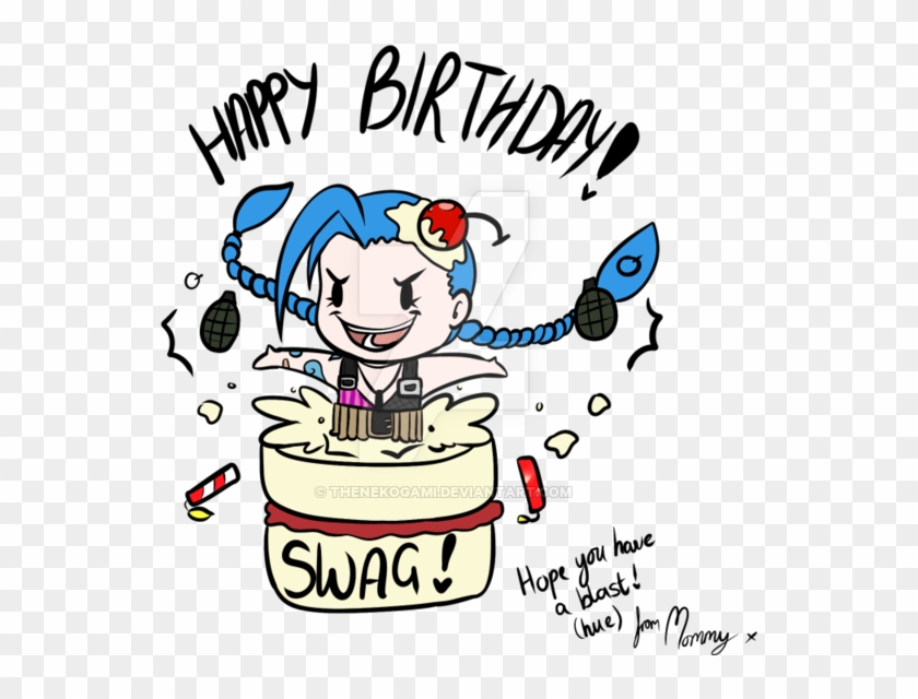 Happy Birthday Swag Flag By Thenekogami - Cartoon #986678