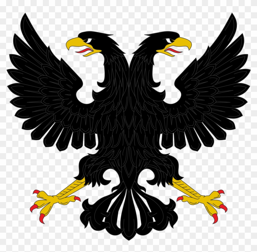 Black Eagle Clipart Transparent Background - Black Double Headed Eagle #986799