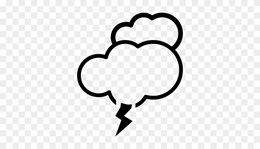 Clouds With Storm Vector - Icon #986961