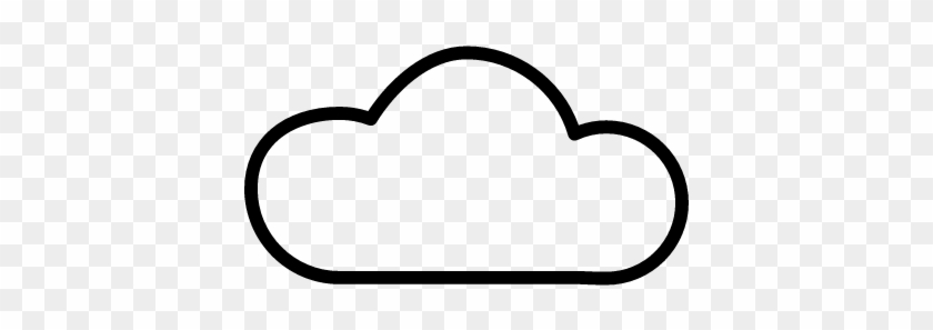 Cloud Shape Outline Vector - Cloud Computing Png Transparent #986964
