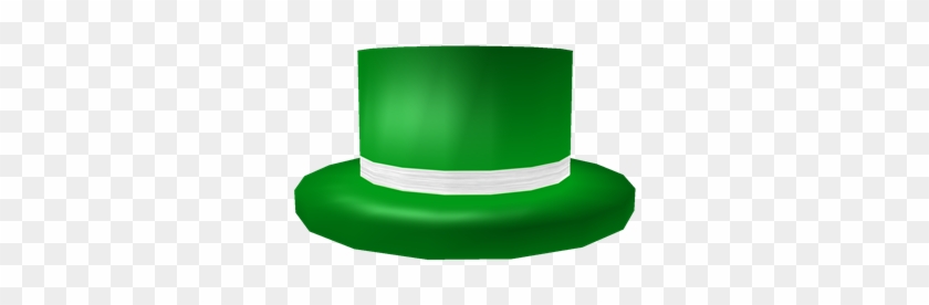 Green Top Hat With White Band Roblox Green Top Hat With White Band Free Transparent Png Clipart Images Download - hat white roblox