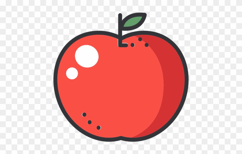 Apple Color Stroke Icon Transparent Png Amp Svg Vector - Apple Animation Png #987043