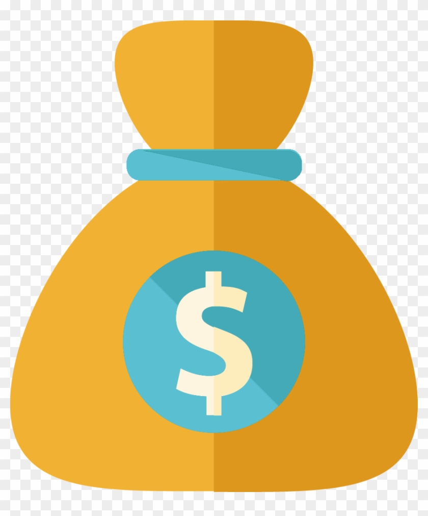 Wasted Money - Money Bag Icon Png #987044