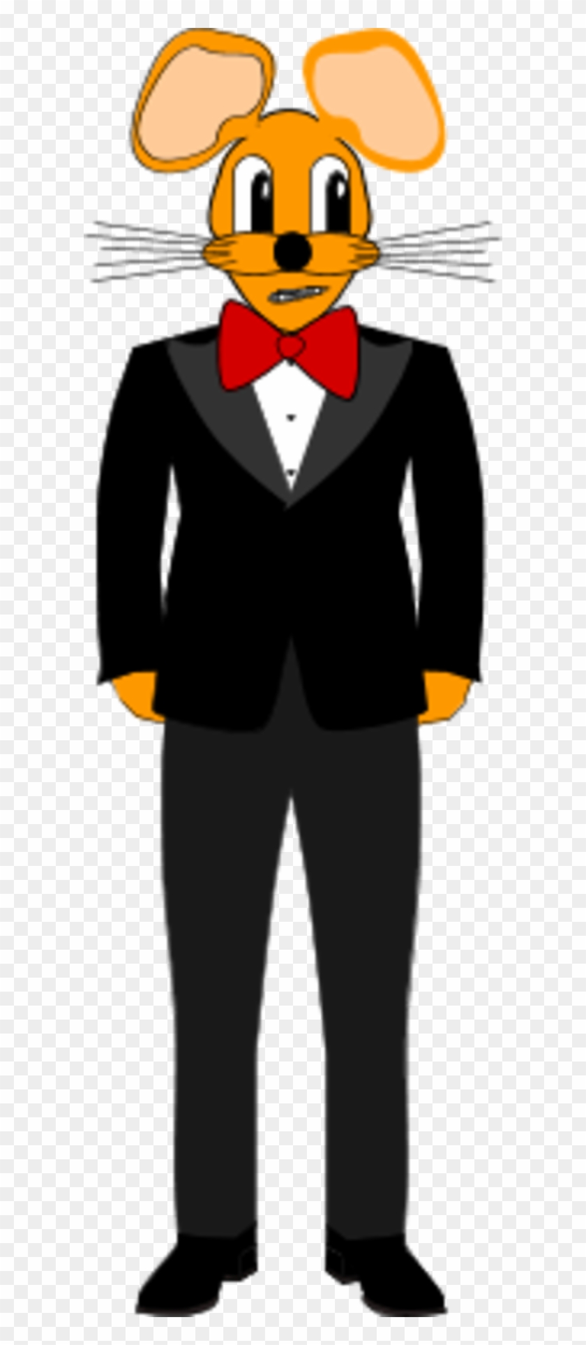 Tuxedo Clip Art Medium Size - Mouse Wearing Suit #987047