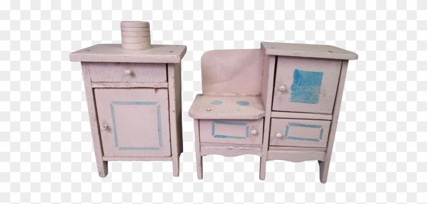 Wooden Dollhouse Furniture - Nightstand #987262
