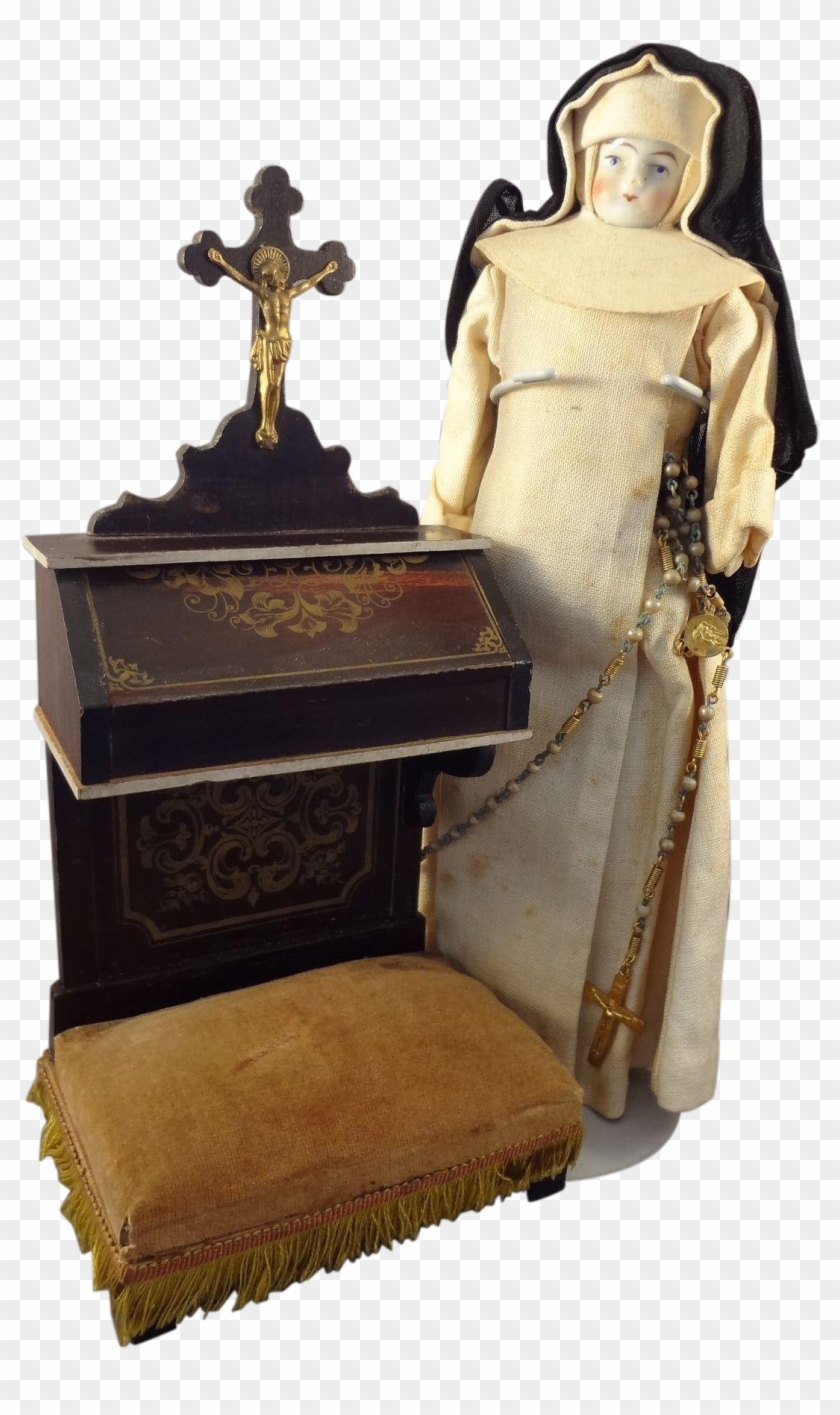 Miniature Prie-dieu Waltershausen In Large Doll House - Statue #987278
