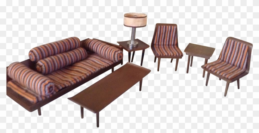 Mattel Mid Century Modern Doll Furniture - Outdoor Sofa #987298