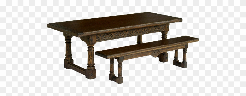 1/12th Scale Medieval Table & Bench - Medieval Bench #987307