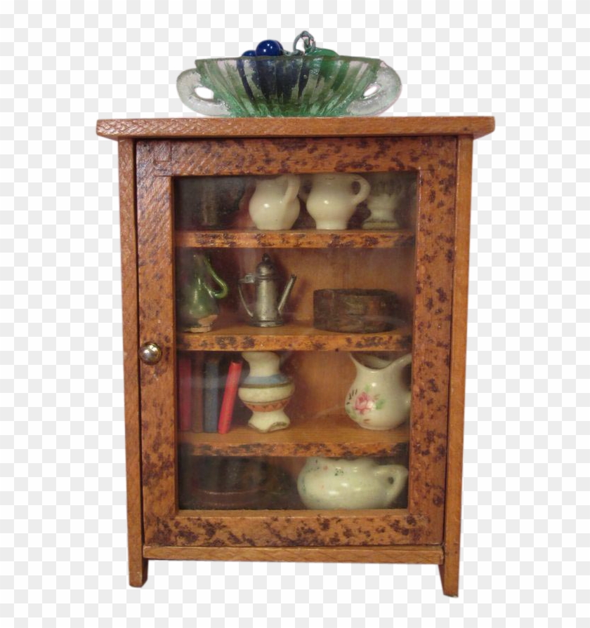 Wooden Doll House Furniture - China Cabinet #987314