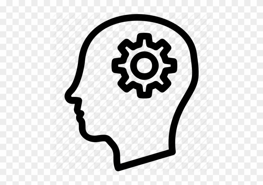 Brain, Knowledge, Learn, Learning, Mind, Study, Think - Brain In Head Icon #987415