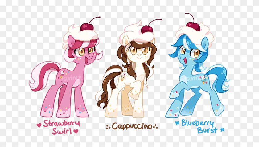 Mlp Adoptable Auction ~ Ice Cream Triplets[closed] - Mlp Ice Cream Pony #987520