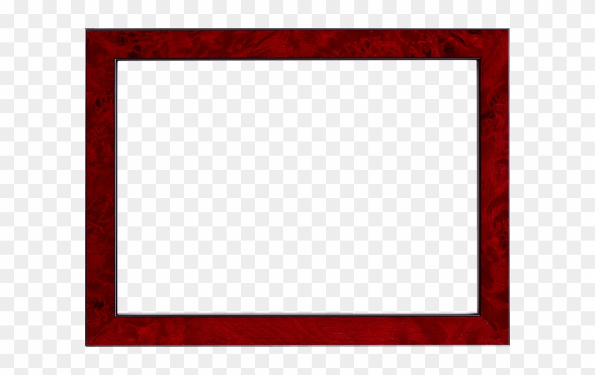 Simple Red Transparent Frame - Bingkai Foto Besar #987556