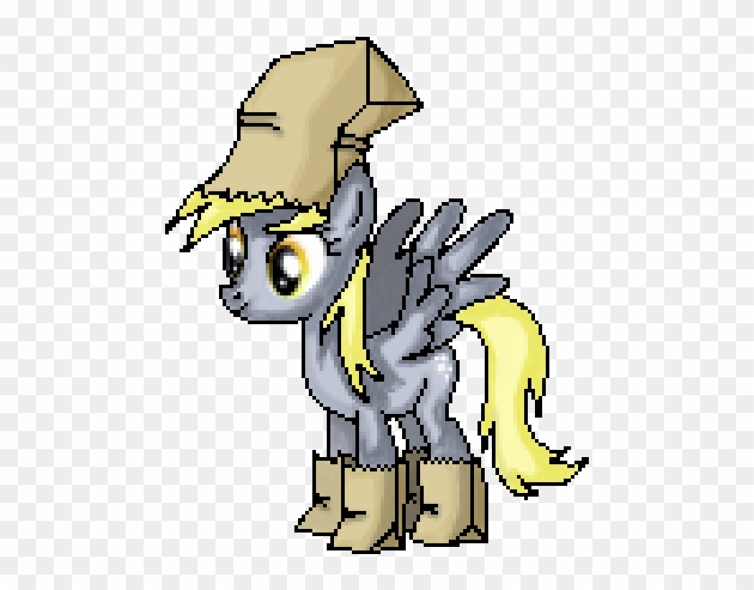 Creepygamertip, Derpy Hooves, Female, Mare, Paper Bag, - Cartoon #987636