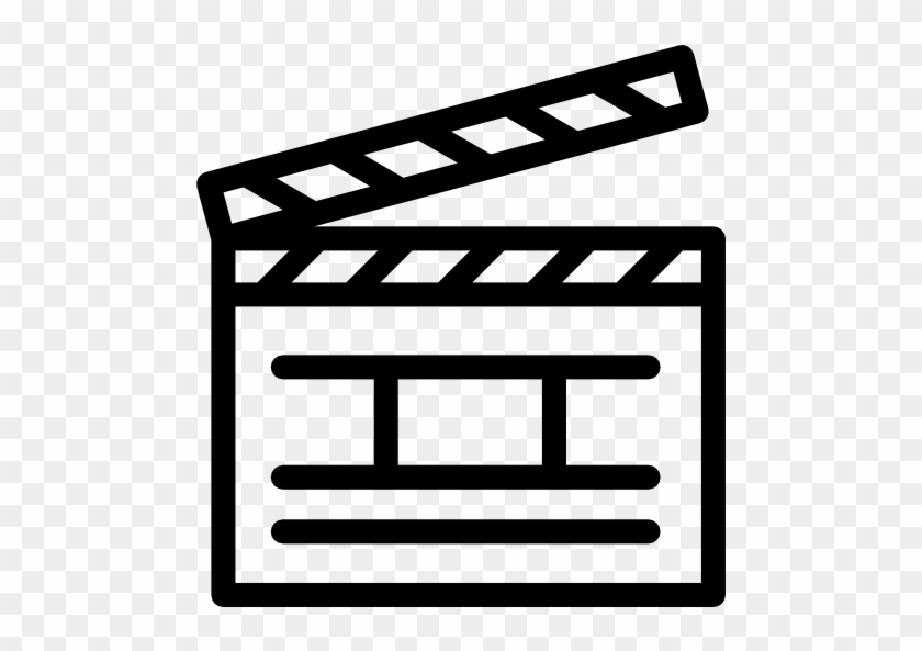 Clapperboard Clipart Lights Camera Action - Lights Camera Action Icon #987727
