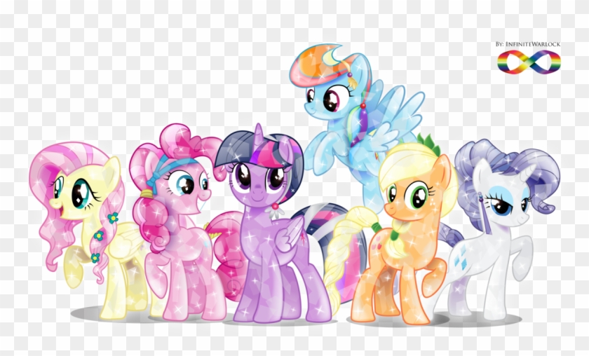 خوب پایان عکس ها - Crystal Ponies Mane 6 #987812