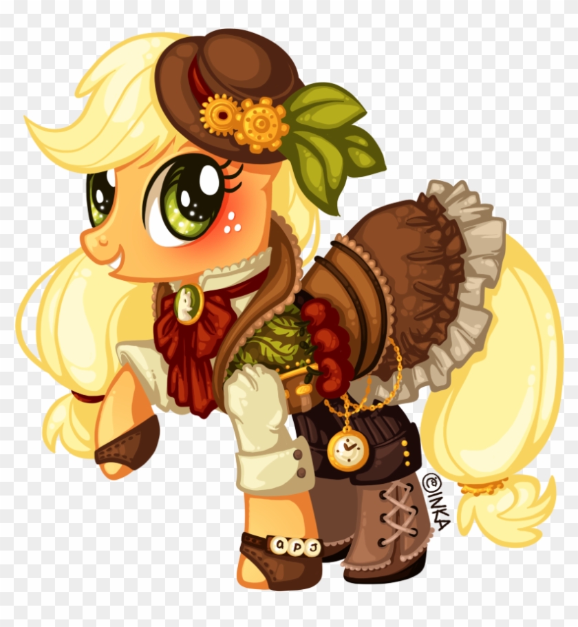 Paintedhoofprints - Mlp Steampunk Applejack #987818