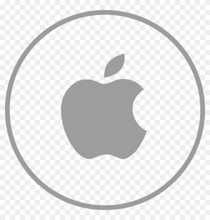 Grey Iphone Logo Png #987868