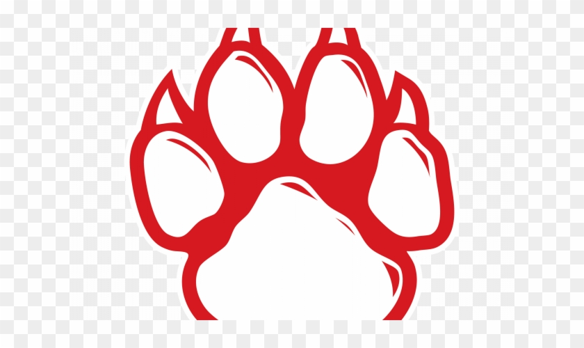 Wildcat Paw Print Free Download Clip Art Free Clip - Wildcat Paw Print Transparent Background #987894