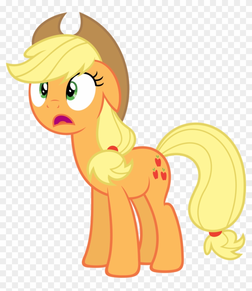 Slb94, Made In Manehattan, Open Mouth, Safe, Shocked, - My Little Pony Applejack Angry #987929