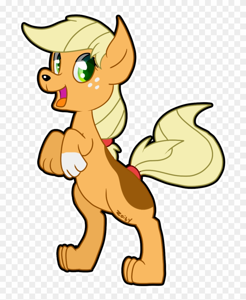 Applejack Pony Dog By Zoiby - My Little Pony Dog Applejack #987969