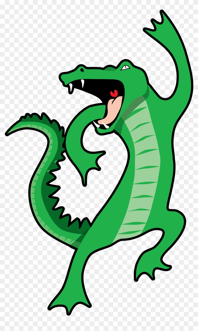 Dancing Alligator Vector Clip Art - Clip Art #987990