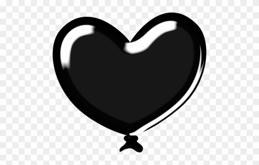 Jss Mouse Balloon Heart 2 Black - Balloon #988102