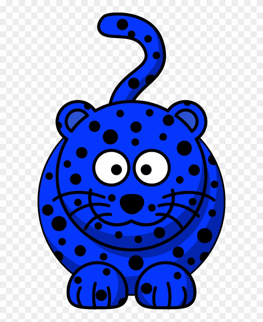 Vector Clip Art - Cartoon Leopard #988110