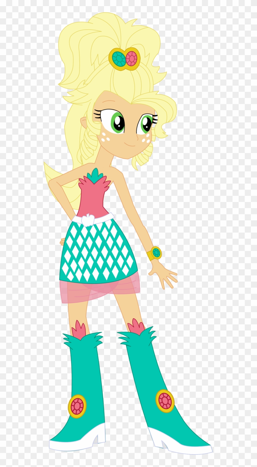 My Little Pony Equestria Girls Applejack Dress - Apple Jack Eg Shake Things Up #988198