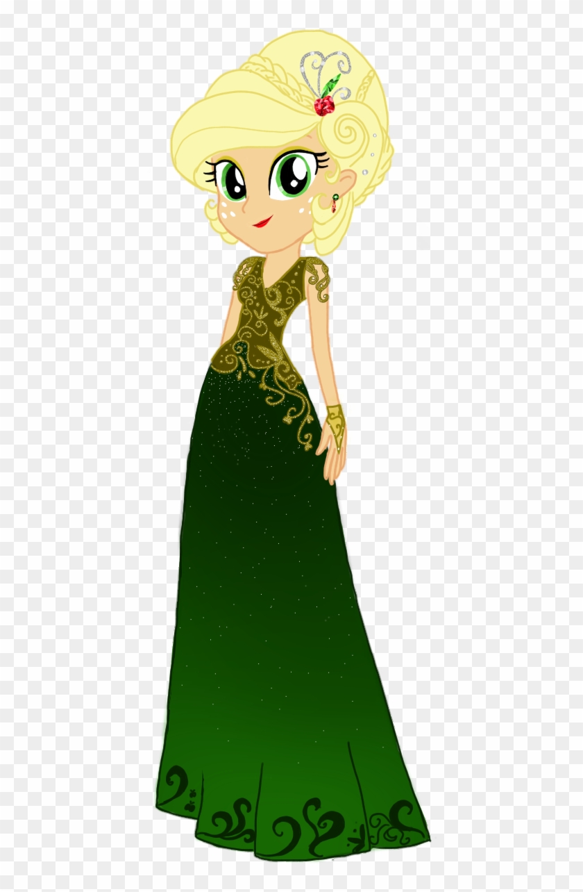 Alternate Hairstyle, Applejack, Artist - Applejack Equestria Girls Dress #988247