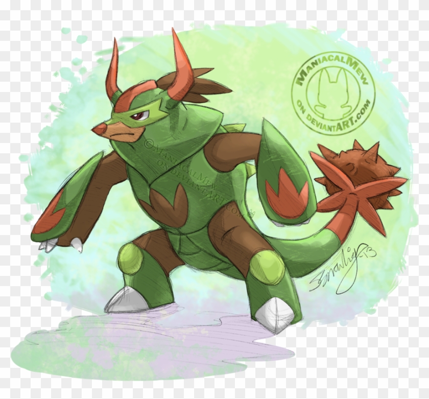 Chespin Evolution Fan Art - La Mega Evolucion De Chespin #988417