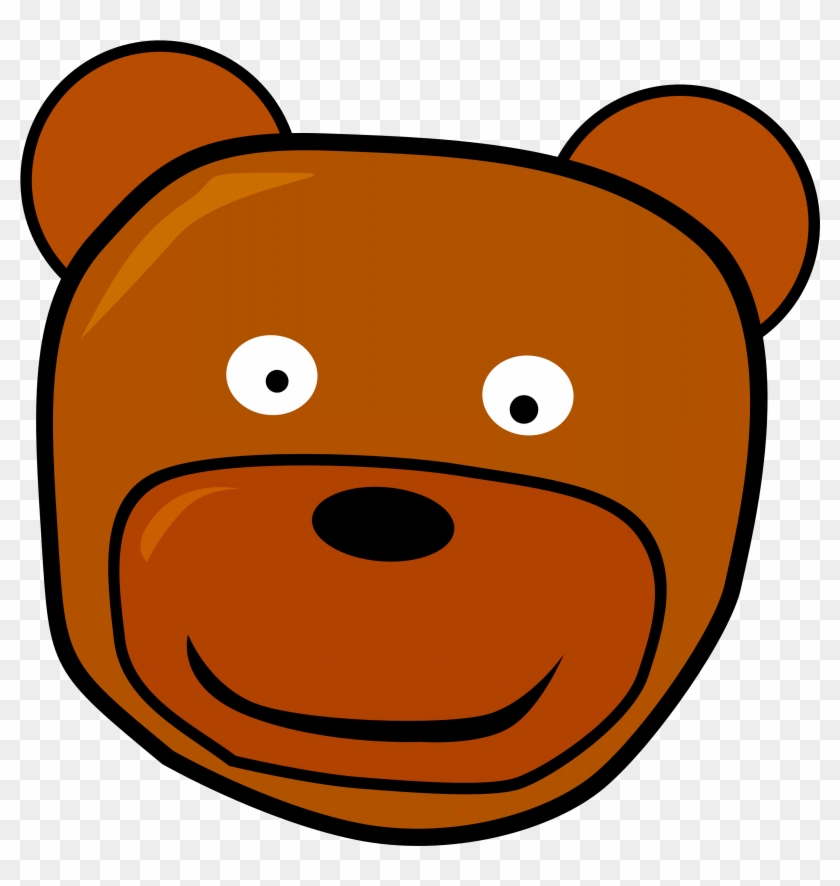 Bear Head Clip Art - Bear Head Clip Art #988473