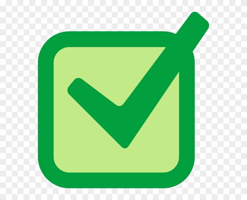 Free Green Checkbox Cliparts Download Free Clip Art - Tick In Box Png #988482
