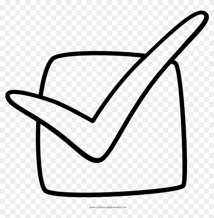 Checkbox Coloring Page - Aprobado Para Colorear #988547