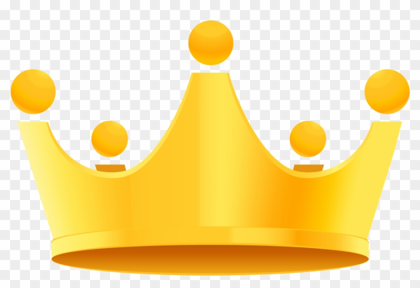 Golden Crown Vector Material - Crown Vector Png #988632