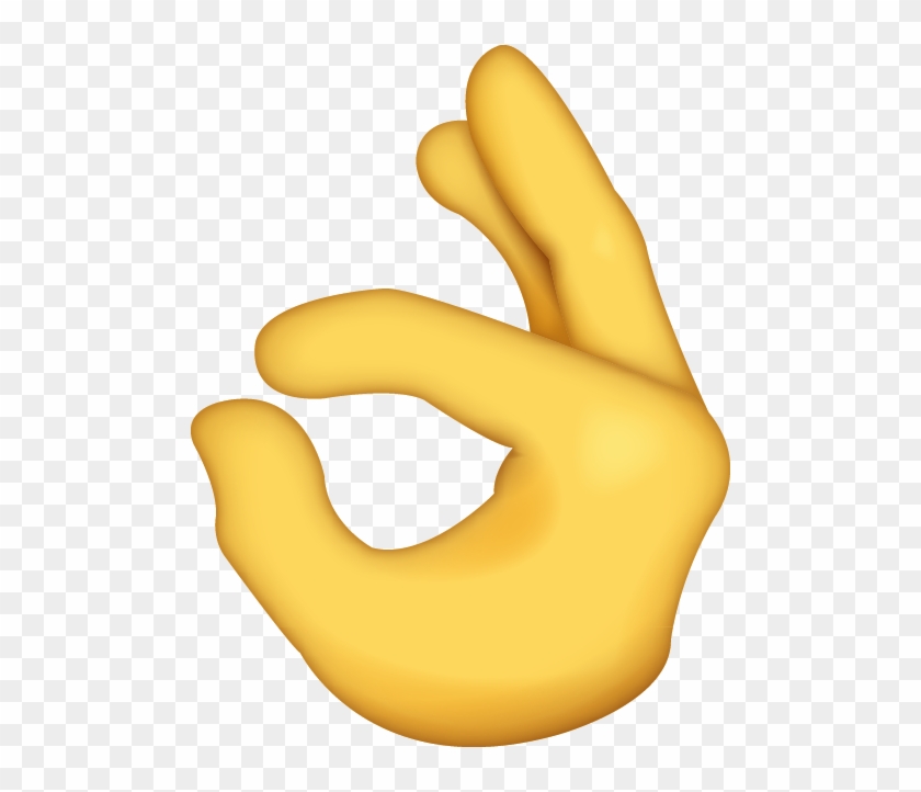 Hand Emoji Clipart Circle Hand - Ok Hand Emoji Transparent #988656