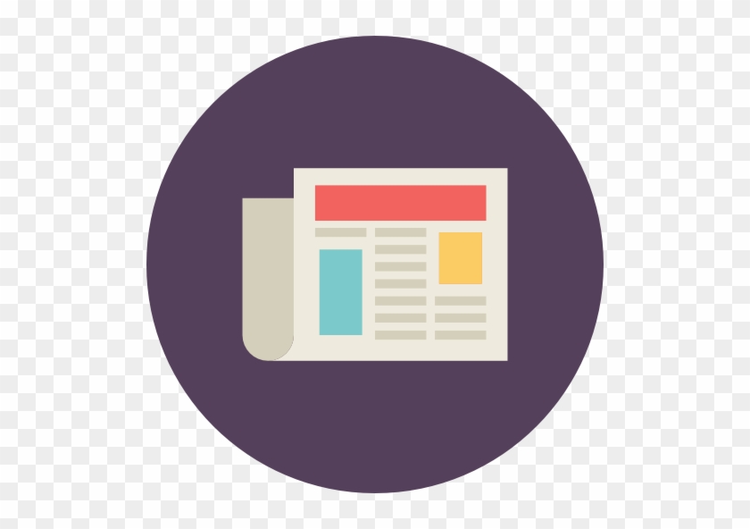 Icono Diario, Documento, Texto, Noticias - Circle #988750
