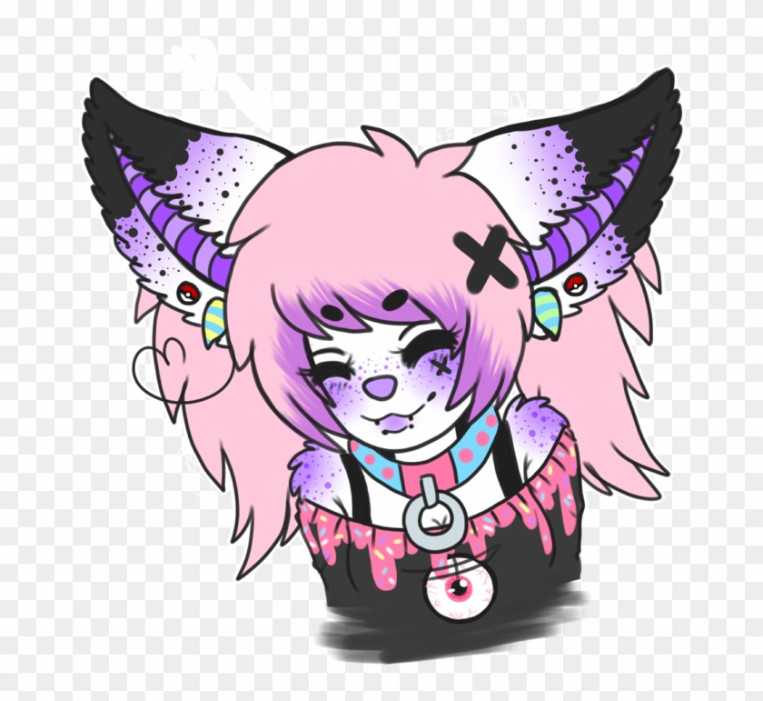 Pastel Goth By Silly-bananna - Pastel Goth Furry Girl #988814