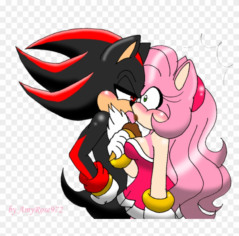 Amy Rose Shadow The Hedgehog Rouge The Bat Sonic Heroes - Amy Rose And Shadow #988845