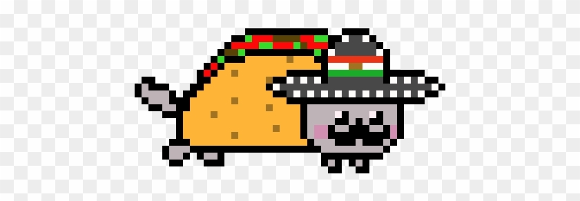 Taco Clipart Pixel - Nyan Cat Mexican Gif #988899