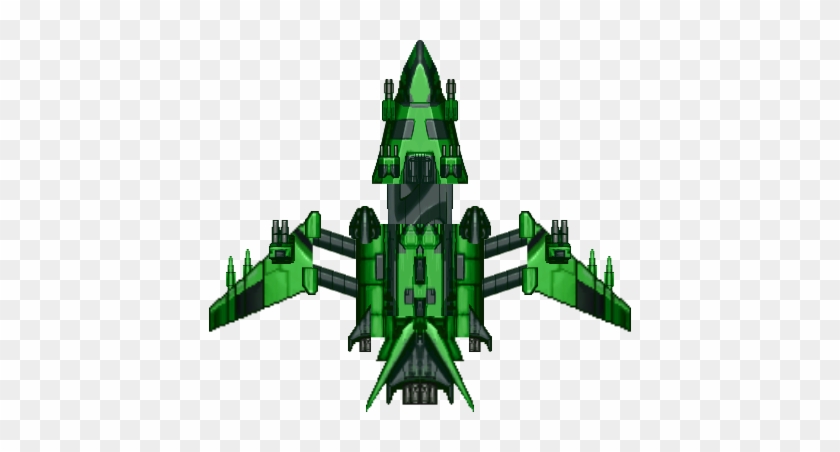 New Space Ship Clipart Spaceship Fighter Ipod1 Opengameart - Space Shooter Ship Png #988995