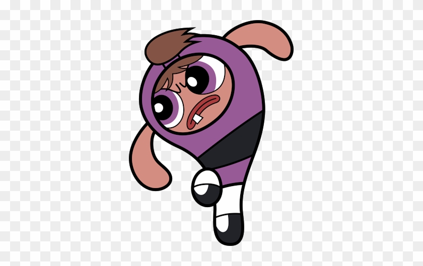 Powerpuff Bunny Flying - Powerpuff Girls Purple Sister #989003