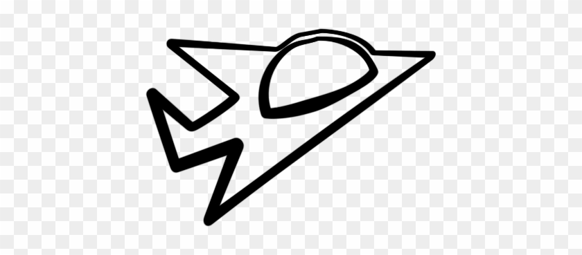 Pictures Spaceship Icon Image - Triangle #989006