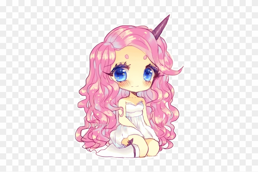 Unicorn Charm By Pemiin On Deviantart - Cute Chibi Unicorn Girl #989036