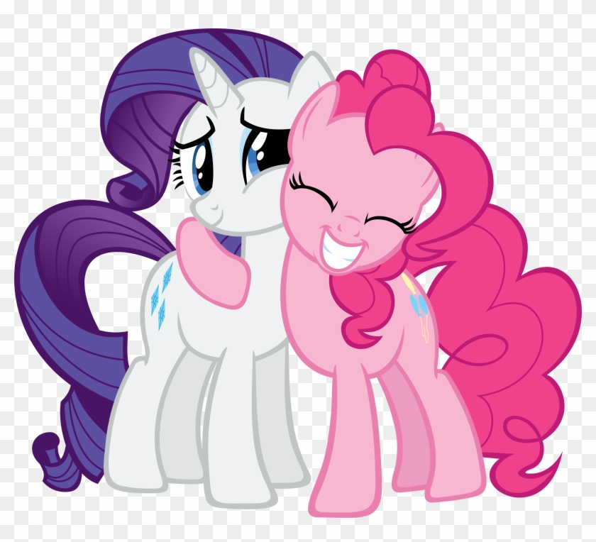 Pinkie Pie Rarity Rainbow Dash Applejack Pink Cartoon - My Little Pony Png Png #989110