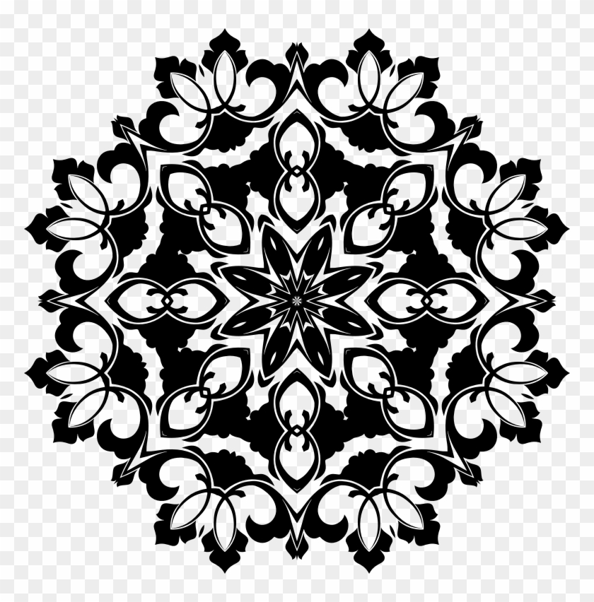 Flower Design Clip Art Png - Ornamental Design Png #989219