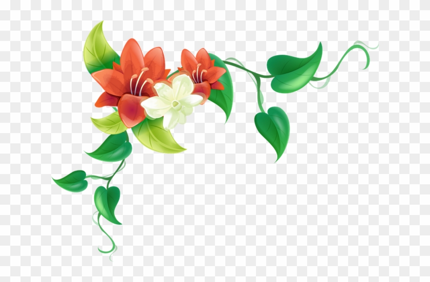 Clipart - Imagenes De Flores Bordes #989221