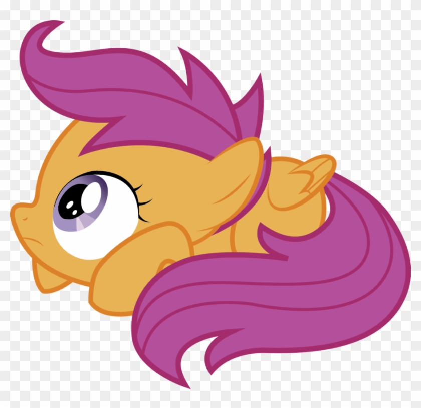 Futurama My Little Pony Friendship - My Little Pony Scootaloo Scared #989279