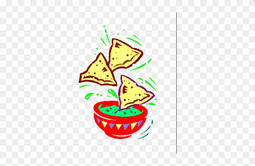 Fish Fry Clip Art - Chips And Guacamole Clipart #989290