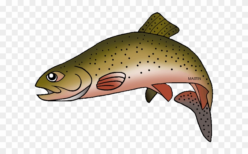 Trout Clipart - Greenback Cutthroat Trout Cartoon #989300